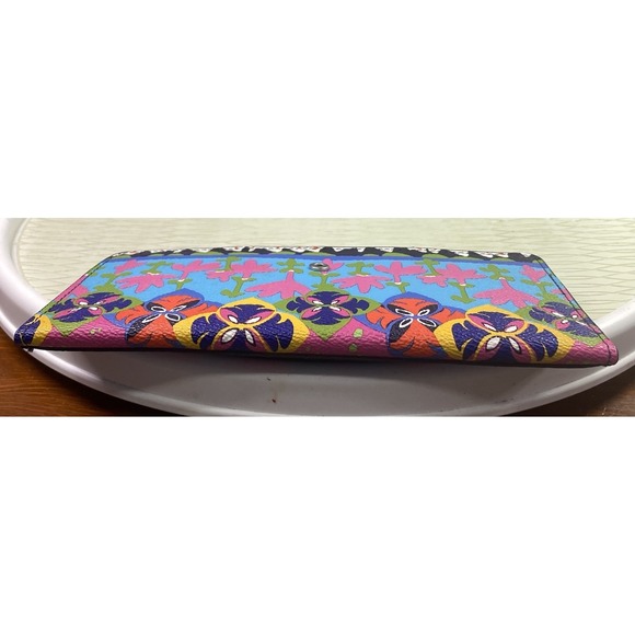 Vera Bradley Womens Pattern Play Rio Stripe Slim Wallet/Clutch 4.5x9" - Picture 7 of 10
